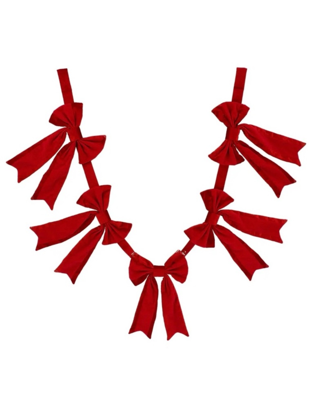 Viral Michaels 6ft. Red Big Bow Garland by Ashland®